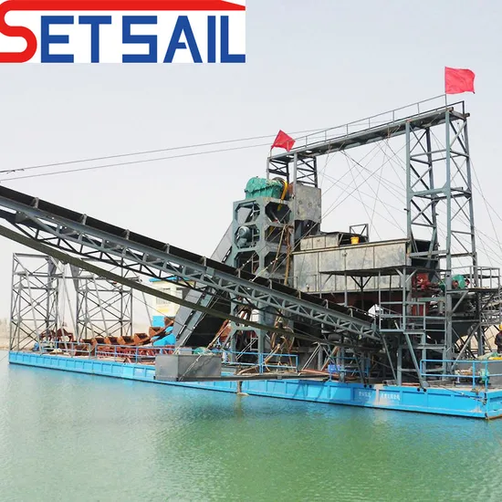 Bucket Chain Gold Mining Diamond Dredger/Integrated Mineral Mining and Processing