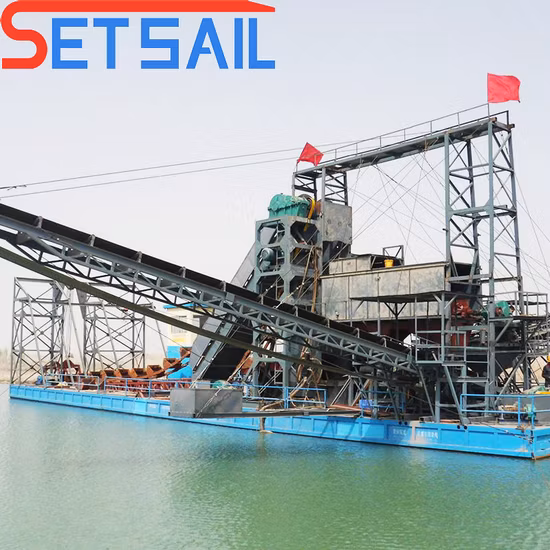 Bucket Chain Gold Mining Diamond Dredger/Integrated Mineral Mining and Processing