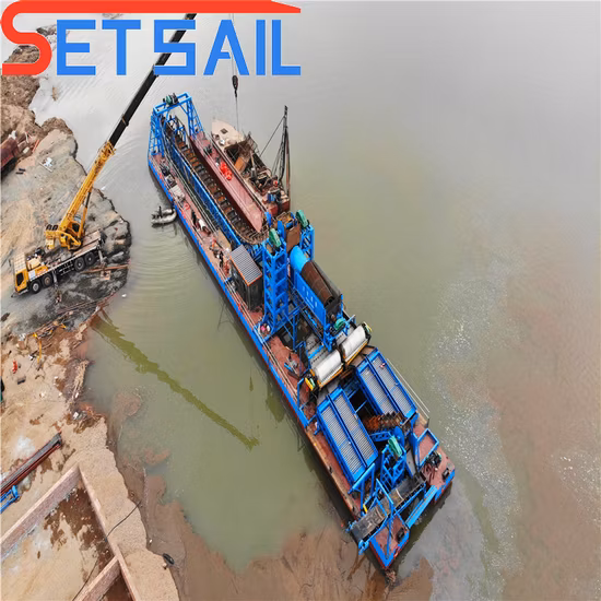 Bucket Chain Gold Mining Diamond Dredger/Integrated Mineral Mining and Processing