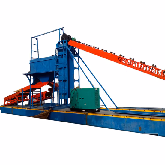 China Manufacturer Chain Bucket Sand Gold Dredger for Diamond