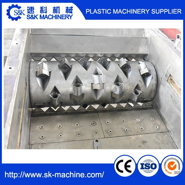 Single Shaft Shredder for Plastic Recycling PE PP Pet ABS PC Nylon Lump and Block