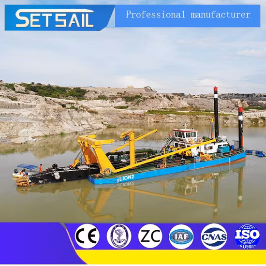 Diesel Engine Sand Cutter Suction Dredger for River Mud