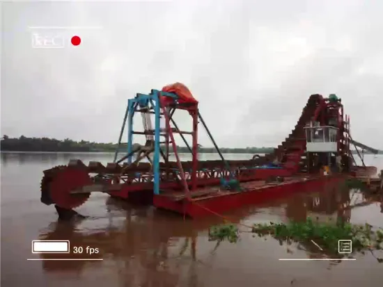 채광 장비를 위한 고효율 금 채광 장비 버킷 체인 굴착기